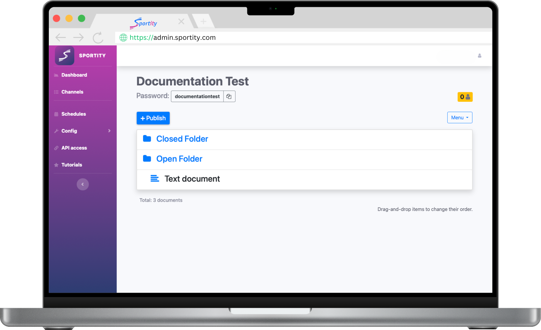 create folder screen